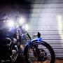 Eagle Lights Generation II 2 inch Front LED Turn Signals with White Running Lights for Harley Davidson Motorcycles 1157 Bullet style turn signals (with Smoke Lenses)