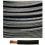 1/0 Gauge 1/0 AWG 10 Feet Black Welding Battery Pure Copper Flexible Cable + 10pcs of 3/8'' Tinned Copper Cable Lug Terminal Connectors + 3 Feet Black Heat Shrink Tubing
