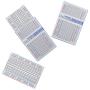 ELEGOO 3PCS 400 tie-Points breadboard, 4 Power Rails for Jumper Wire