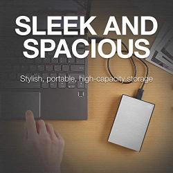 Seagate One Touch 1TB External Hard Drive HDD – Silver USB 3.0 for PC Laptop and Mac, 1 Year MylioCreate, 4 Months Adobe Creative Cloud Photography Plan (STKB1000401)