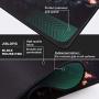 JIALONG Gaming Mouse Pad Exteneded Desk Mouse Mat Large Size 35.4 X 15.7X 0.12inches Comfortable XXL Mousepad for Gaming and Office