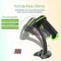 NADAMOO 2D Wireless Barcode Scanner with Stand, Compatible with Bluetooth & 2.4G Wireless & Wired Connection, Cordless QR Code Scanner USB Image Bar Code Reader for Computer Tablet iPhone iPad Android