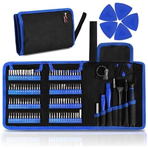 Kaisi 126 in 1 Precision Screwdriver Set with 111 Bits Magnetic Driver Kit Professional Electronics Repair Tool Kit for Repair Computer, PC, MacBook, Laptop, Tablet, iPhone, Xbox, Game Console