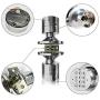 PINEWORLD Q100 Bluetooth Smart Lock Keyless Electronic Keypad Lock (Bluetooth, Silver)