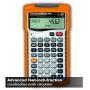 Calculated Industries 4065 Construction Master Pro Advanced Construction Math Feet-inch-Fraction Calculator for Contractors, Estimators, Builders, Framers, Remodelers, Renovators and Carpenters