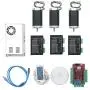 3 Axis USB CNC Kit Nema23 Stepper Motor (Dual shaft) 3A 280Ncm 112mm 425oz-in + CW5045 50VDC4.5A Motor Driver + USB CNC breakout board