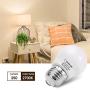LOHAS 3W LED Light Bulb, G14 LED 25W Equivalent Light, E26 Medium Base Warm White 2700K LED Tiny Bulb, 120V Small Night Light Bulbs for Bedroom Ceiling Fan Table Lamp Lighting, Not-Dim 6 Pack