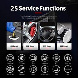 Autel MK808 Diagnostic Scan Tool with All System Diagnosis and 25 Services, IMMO, Oil Reset, EPB, BMS, SAS, DPF, ABS Bleed, Combination of MaxiCheck Pro and MD802