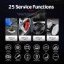Autel MK808 Diagnostic Scan Tool with All System Diagnosis and 25 Services, IMMO, Oil Reset, EPB, BMS, SAS, DPF, ABS Bleed, Combination of MaxiCheck Pro and MD802