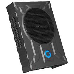 Planet Audio PA8W Amplified Car Subwoofer - 800 Watts Max Power, Low Profile, 8 Inch Subwoofer, Remote Subwoofer Control, Great for Vehicles That Need Bass But Have Limited Space