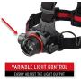 Coast HL8 615 Lumens, Focusing, 4 x AA Pure Beam Focusing LED Headlamp 19649