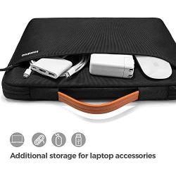 tomtoc Recycled Laptop Case for 2020 New Dell XPS 15, 15-inch MacBook Pro A1990 A1707, 15 Inch Surface Laptop 3, 14 ThinkPad X1 Yoga (2/3rd Gen), 14 Hp Chromebook, 360 Protective Waterproof Laptop Bag