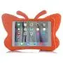 iPad case for Kids, Feitenn 3D Cartoon Butterfly Non-Toxic EVA Light Weight Kid Proof Shockproof case with Kickstand for ipad 5/ ipad 6 /ipad pro 9.7/ New iPad 2017 case (Orange)