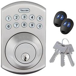 Single Cylinder Keyless Electronic Deadbolt with Remote