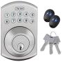 Single Cylinder Keyless Electronic Deadbolt with Remote