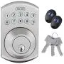 Single Cylinder Keyless Electronic Deadbolt with Remote