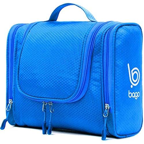 Bago Hanging Toiletry Bag For Women & Men - Leak Proof Travel Bags for Toiletries with Hanging Hook & Inner Organization to Keep Items From Moving - Pack Like a PRO