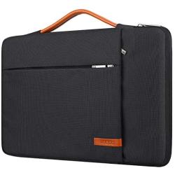 Lacdo 360° Protective 11 Inch Chromebook Case Handle Laptop Sleeve for 11.6 inch Samsung HP Stream / Acer Chromebook R 11 / ASUS C202 / MacBook Air 11.6 inch, Surface Pro X 7 6, C330 2-in-1 Bag, Black