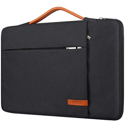 Lacdo 360° Protective 11 Inch Chromebook Case Handle Laptop Sleeve for 11.6 inch Samsung HP Stream / Acer Chromebook R 11 / ASUS C202 / MacBook Air 11.6 inch, Surface Pro X 7 6, C330 2-in-1 Bag, Black