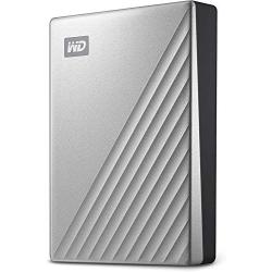 WD 5TB My Passport Ultra for Mac Silver Portable External Hard Drive, USB-C - WDBPMV0050BSL-WESN