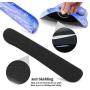 Meffort Inc Mouse Pad Wrist Support & Gaming Keyboard Wrist Pad Combo Set – Durable Ergonomic Anti Slip Non-Slip Round Base Rest Support - Blue Purple Butterfly