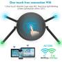 1200Mbps Smart WiFi Router, WAVLINK AC1200 Dual-Band Gigabit Ethernet Router WiFi Wireless 5Ghz + 2.4Ghz Gaming WiFi Router High Speed Wireless WiFi Box with Long Range for Gaming Xbox Playstation PC