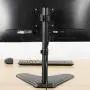 VIVO Single Monitor Stand - Freestanding VESA Steel Mount Base Riser fits 13 to 32 inch Screens, Adjustable Height, Tilt, Swivel, Rotation STAND-V001H