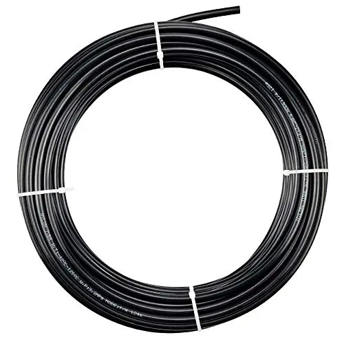 Tailonz Pneumatic Air Line 1/2 inch od Black Pneumatic Nylon Tube 32.8ft Air Brake Tubing Nylon Hose