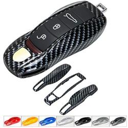 AeroBon 3-Piece Painted Key Cover/ Key Fob Shell Cover Compatible with Porsche Key Shell (MK1)