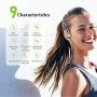 Letsfit Bluetooth Headphones IPX7 Waterproof 15Hrs Playtime Wireless Earbuds, Bluetooth 5.0 Running Headphones, HiFi Stereo in-Ear Earphones with Mic Noise Cancelling for Sports, Workout, Gym