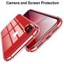 CANSHN Compatible with iPhone XR Case 6.1, Clear Protective Heavy Duty Case with Soft TPU Bumper [Slim Thin] Case - Crystal Clear