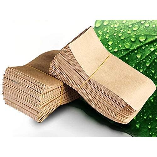 Brown Kraft Paper Envelopes for Storing Small Parts, Coins, Jewelry, Stamps, Small Electronic Parts, Seeds Envelopes 2.36 x 4.33 inches 100PCS