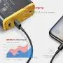 BESTEK 150W Power Inverter DC 12V to 110V AC Converter 4.2A Dual USB Car Adapter (Yellow)