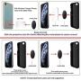 Phone Holder Car，Magnet Phone Holder for Car, Cell Phone Car Mount with 6 Strong Magnet, 360 Degrees Rotatable Car Phone Holder Magnetic Mount for Smartphone(Upgraded Clip, Easy to Use)