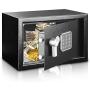 Safe and Lock Box - Safe Box, Safes And Lock Boxes, Money Box, Safety Boxes for Home, Digital Safe Box, Steel Alloy Drop Safe, Includes Keys- SereneLife SLSFE14