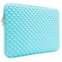RAINYEAR 11 Inch Laptop Sleeve Diamond Foam Shock Resistant Neoprene Case Fluffy Lining Cover Carrying Bag Compatible with 11.6 MacBook Air Surface for 11'' Chromebook Computer Tablet Notebook(Blue)