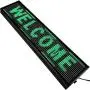 VEVOR Led Sign 40'' x 8'' Digital Sign Green Color Indoor with high Resolution P10 Led Scrolling Display Programmable by PC & WiFi & USB for Advertising