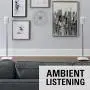 Sanus Adjustable Height Wireless Speaker Stands Designed for SONOS ONE, ONE SL, Play:1, and Play:3 - Tool-Free Height Adjust Up to 16'' with Built in Cable Management - Single White - WSSA1-W1