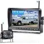 AMTIFO A7 HD 1080P Digital Wireless Backup Camera with 7 Inch DVR Monitor 2021 Newest Version High-Speed Rear View Observation System Stable Signals for RVs,Trucks,Trailers,5th Wheels IR Night Vision