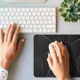 Oriday Productivity Mouse Pad, Gaming Mouse Pad Custom, Inspirational and Motivational Design for Women (Black Chic)