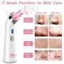 Blackhead Remover Pore Vacuum - Electric Blackhead Vacuum Cleaner Blackhead Extractor Tool Device Comedo Removal Suction Beauty Device for Women（Pink)