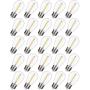 EMITTING Shatterproof & Waterproof S14 Replacement LED Light Bulbs –1W Equivalent to 10W, White Warm 2200K Outdoor String Lights Vintage LED Filament Bulb, E26 Base Edison LED Light Bulbs (S14-25PACK)