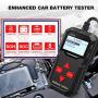 KONNWEI 12V Car Battery Tester 100-2000 CCA Load Tester Automotive Alternator Tester Battery Analyzer (KW210)