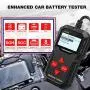 KONNWEI 12V Car Battery Tester 100-2000 CCA Load Tester Automotive Alternator Tester Battery Analyzer (KW210)