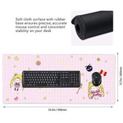 Sailor Moon Custom Mouse Pad Anime Mouse Mat Home Office Computer Gaming Mousepad Desk Mat Large