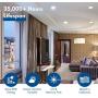 Hyperikon 6 Inch LED Recessed Lighting, 14W=75W 5 Inch, Retrofit Dimmable Downlight Flushmount Ceiling Can Lights, UL, Daylight White, 16 Pack
