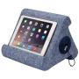 Flippy with New Storage Cubby Multi-Angle Soft Pillow Lap Stand for iPads, Tablets, eReaders, Smartphones, Books, Magazines (Blue are You)