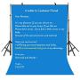 Lyly County 5x7ft Photography Studio Non-Woven Backdrop Blue Backdrop Solid Color Backdrop Navy Blue Simple Background LY077