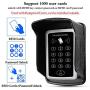 HFeng Standalone Access Control Keypad RFID Keyboard Waterproof Cover for Door Locks Access Control System + 10pcs Keychains