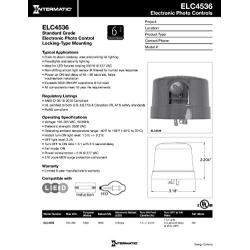 Intermatic ELC4536 Standard Grade Electronic Photocontrol Locking-Type Mount